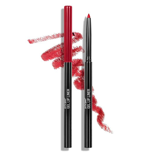 wet n wild Perfect Pout Matte Retractable Gel Lip Liner Pencil, Rich Creamy Long Lasting Color, Well-Defined and Flawless Application, Vegan & Cruelty-Free - Red The Scene
