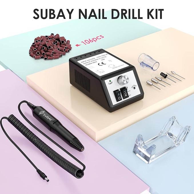 Professional electric nail drill machine