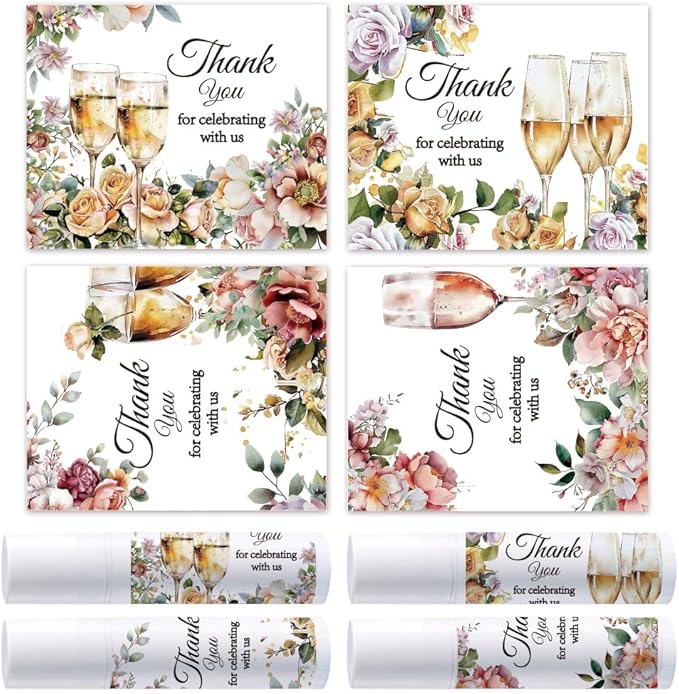 OLYCRAFT 100Pcs Self-Adhesive Lip Balm Tag