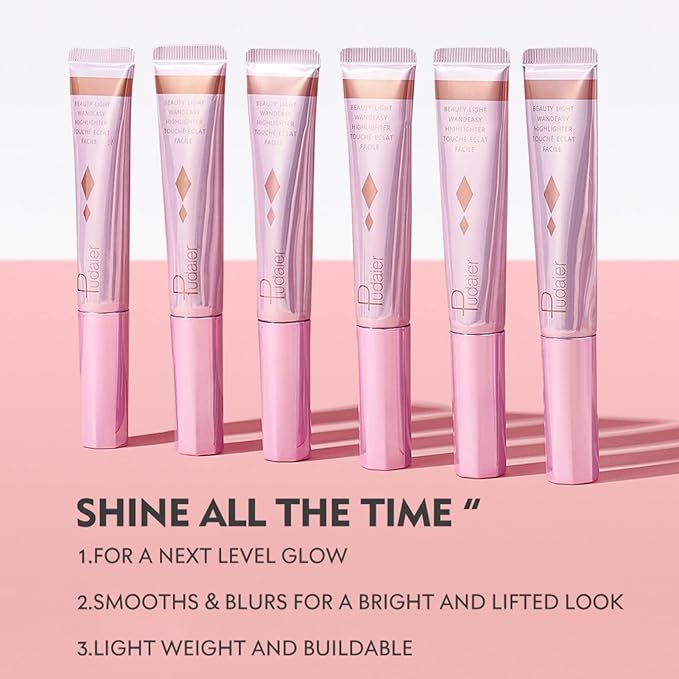 Liquid Contour Beauty Wand, Cream Contour Stick with (HIGHLIGHTER 08)