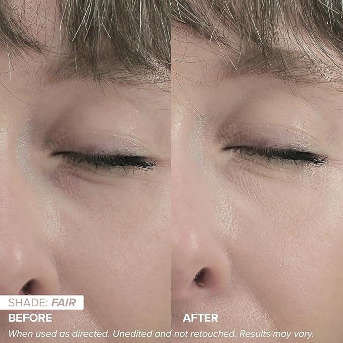 DRMTLGY Luminous Eye Corrector SPF 41, Under Eye Color Corrector for Dark Circles, Anti-Aging Tinted Eye Cream, Hydrating Eye Serum with Peach Undertone FSA/HSA Eligible, Deep