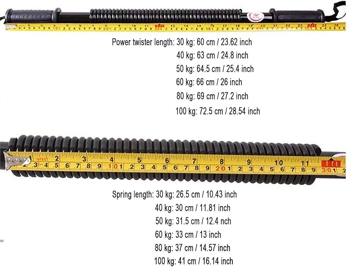 HAOYING 20kg-130kg Dual Spring Power Twister Bar