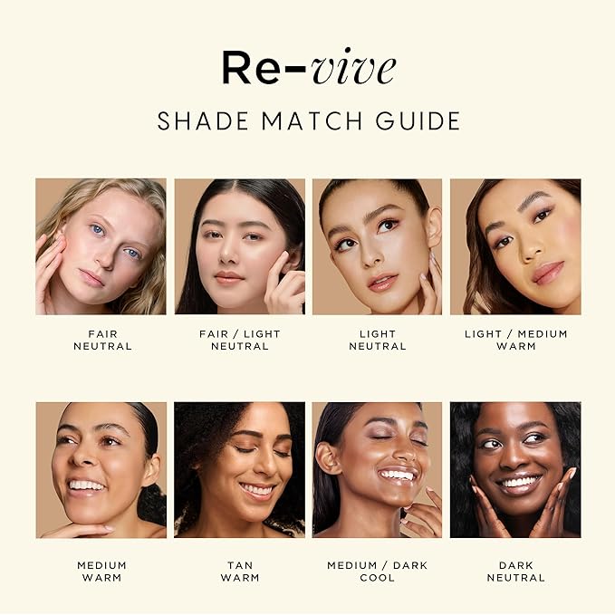 HALEYS Weightless Longwear Concealer (Tan - Warm), Re-vive,