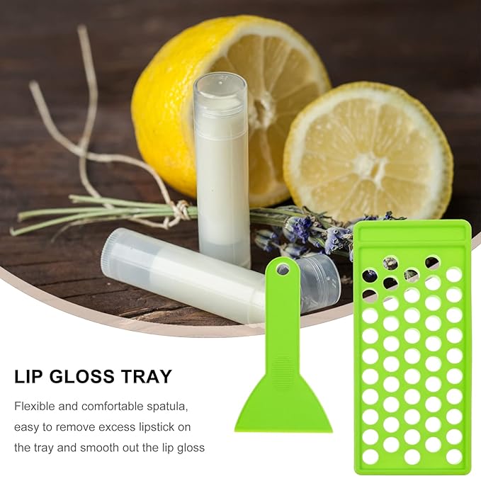 Lip Balm Filling Tray and Spatula