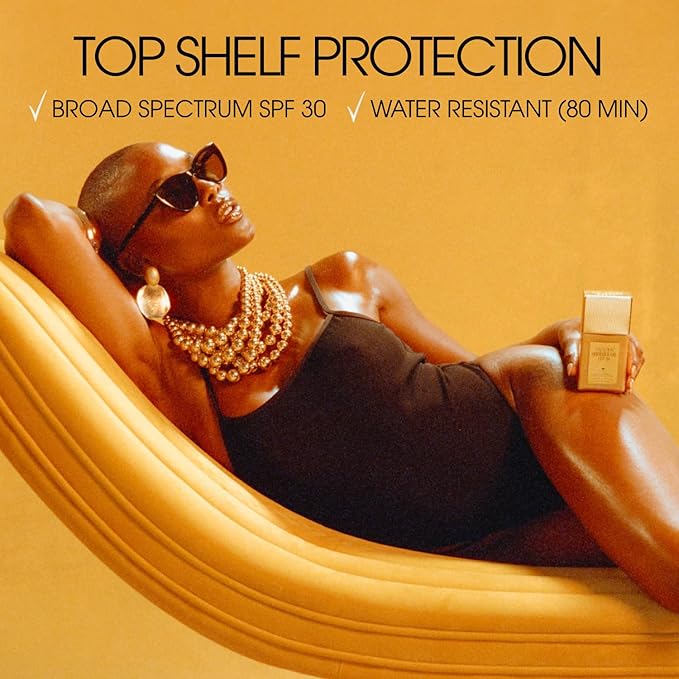 "VACATION" Shimmer Oil SPF 30 by Vacation Sunscreen, Shimmer Sunscreen Body Oil with Broad Spectrum SPF 30, Water Resistant (80 Minutes), 2.9 Fl. Oz.