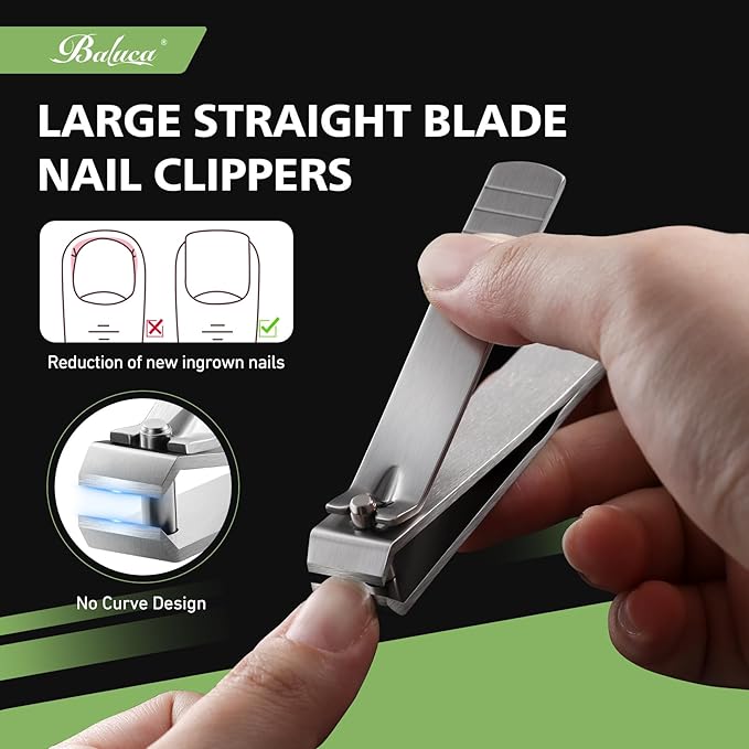 Heavy duty straight blade nail