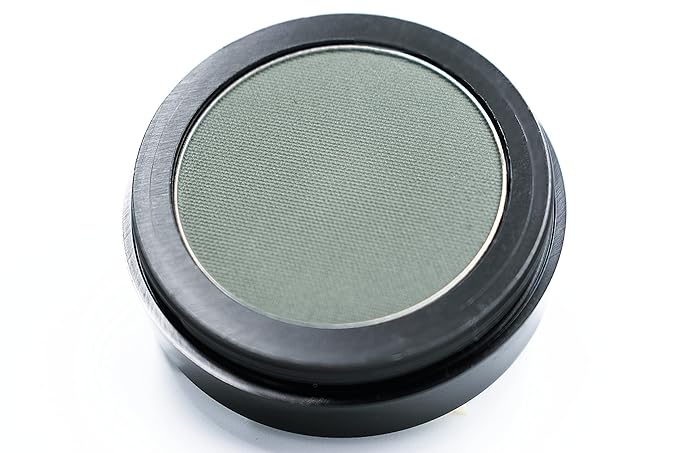 Khaki Grey Dark Green Sage Thyme Forest Fern Matte Opaque Pressed Powder Single Vegan Eyeshadow; Talc, Paraben & Cruelty Free