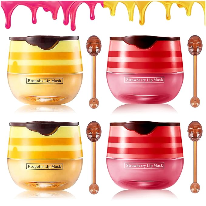 Lip Balm Honey Pot Propolis Lip Moisturizing