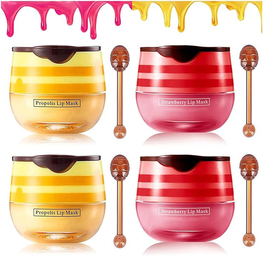 Lip Balm Honey Pot Propolis Lip Moisturizing