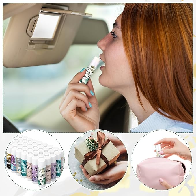 50 Pcs Lip Balm Bulk Christian (Marble