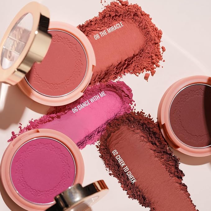 Oulac Plummy Brown Blush Makeup Powder| Rich Color 4.8g