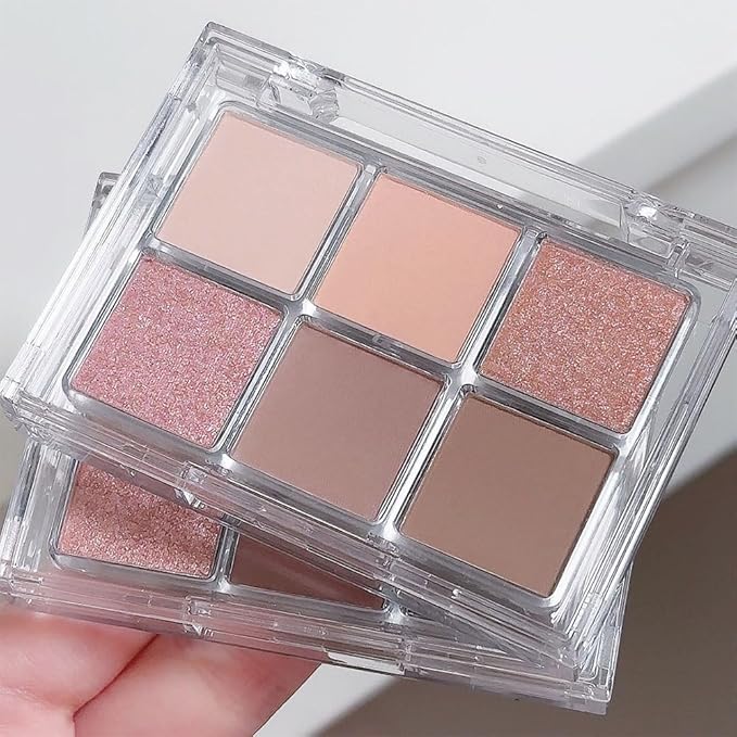 6 Colors Nude Champagne Gold Matte Shimmer Eyeshadow