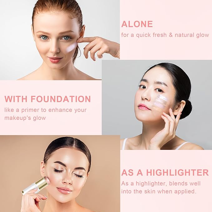 Ponhey Highlighter Makeup Stick for Face and Body,