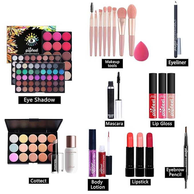 All-in-One Makeup Gift Set Travel Makeup