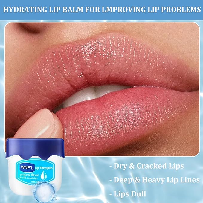 Lip Balm Set, 6Pcs Fruit Moisturizing