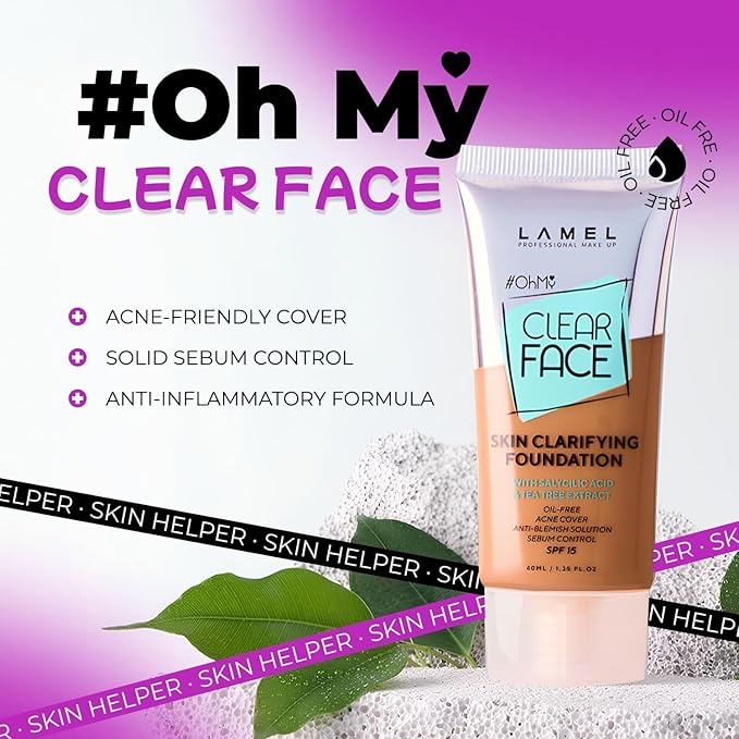 LAMEL OhMy Clear Face Full Coverage Foundation -