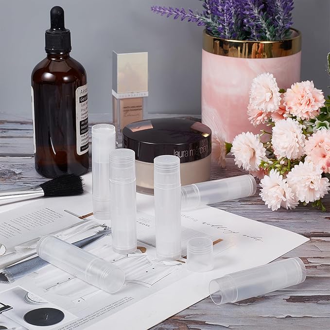 NICENEEDED 15 Pcs Lip Balm Tubes, 5g