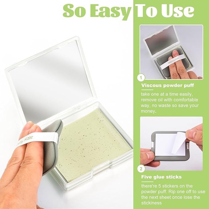 2 Pack Oil Blotting Sheets for Face, Oil