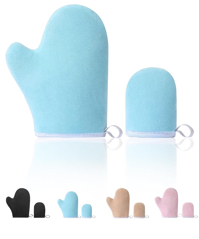 Slick- Self Tanning Mitt, Blue, Self Tanner Mitt, Self Tan Mitt, Tanning Glove, Tanning Mitts Self Tanner, Self Tanning Glove, Tanning Gloves for Self Tan Lotion, Self Tanner Glove Mitt