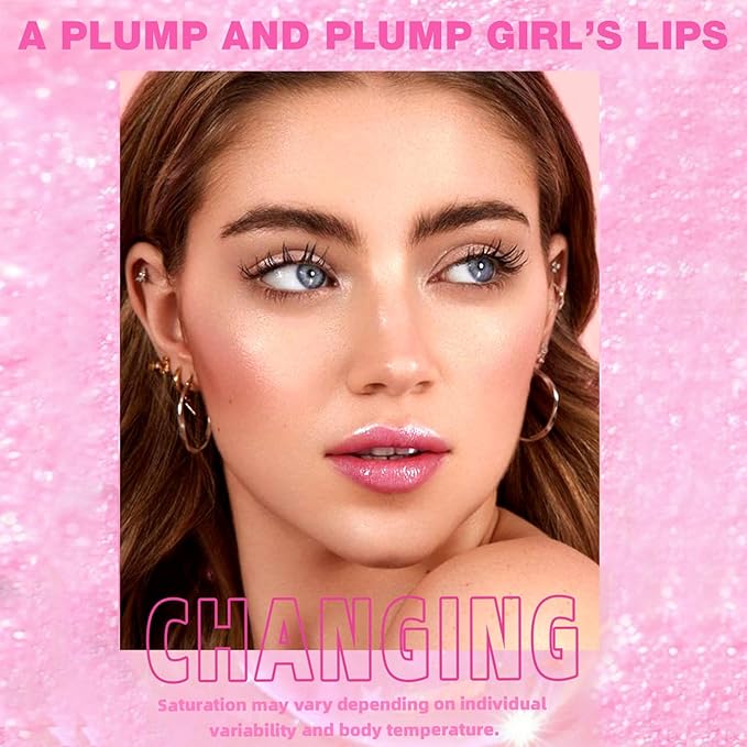 IMOLL 2PCS Color Changing Lip Oil, Magic Color Changing