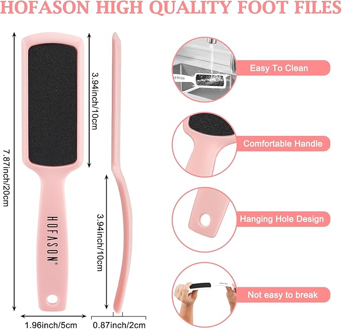 Hofason 4pcs pedicure foot files