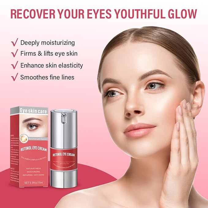 Retinol eye cream for dark