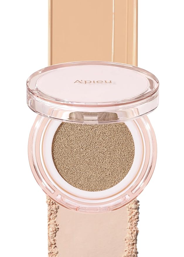 A'PIEU Waterlock Cushion Foundation No.23 Natural Beige Semi-Matte Acid, Paraben-Free