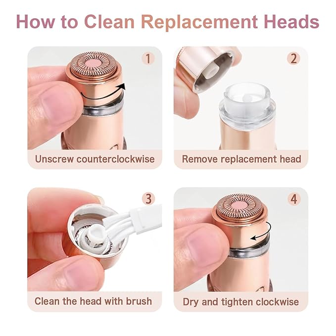 Generation 3 Replacement Heads for Flawless Finishing Touch, Double Halo Replacement Blades for Women 3 pack