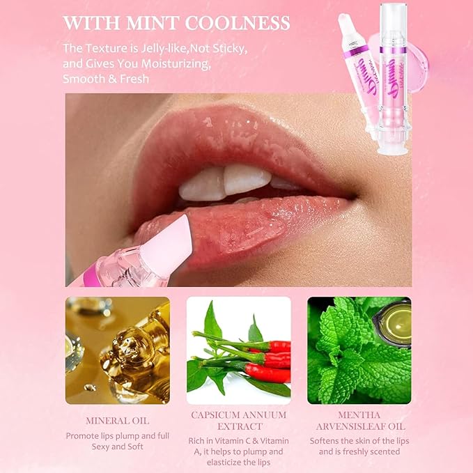 Lip Plumping Booster, Spicy Lip Lipstick,