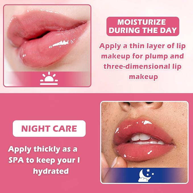 CAHIUYOA 3PCS Bee Lip Balm Honey Sleeping