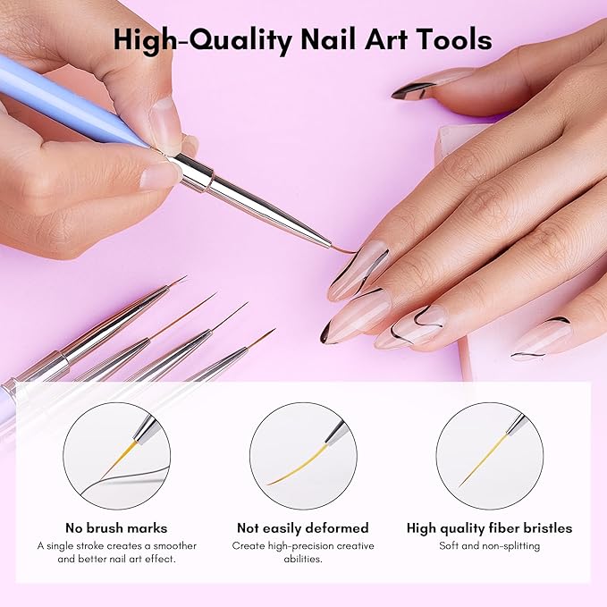 Makartt nail art brush set