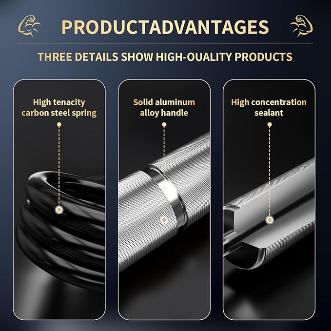 Grip Strength Trainer 4 Pack 50LB-200LB Metal