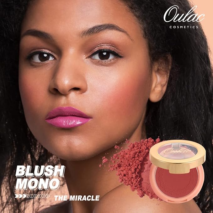 OULAC Matte Blush Makeup| Highly Pigmented Cream Blush| 4.8g