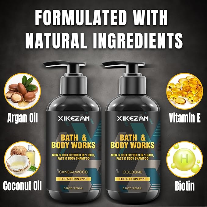 Gifts for Men,Mens Body Wash Gift Cleansing