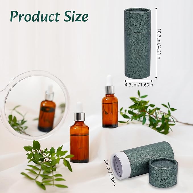 NICENEEDED 10 Pcs Empty Kraft Paper 30ml