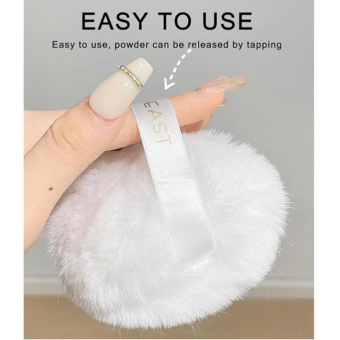 Highlight Glitter Powder Ball,White Shimmer Highlighter Makeup Powder Various Occasions