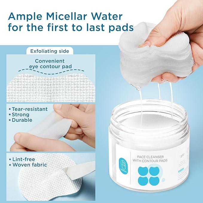Micellar water makeup remover wipes