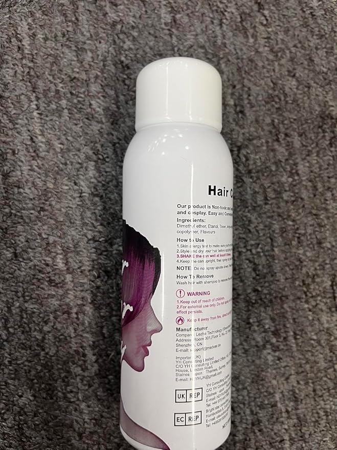 ONE-TIME USE Hair Color Spray