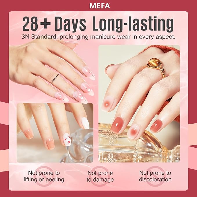 Mefa jelly gel nail polish