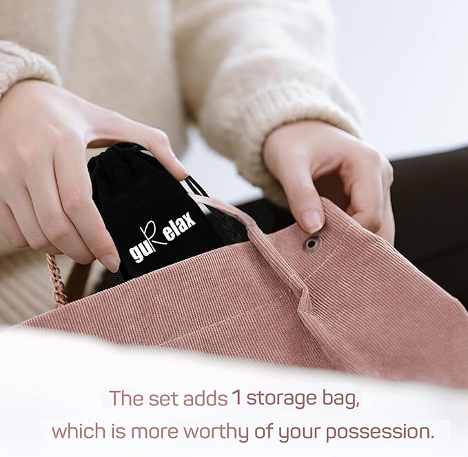 gurelax Facial Hair Removal for Women, Facial Hair Remover, Electric Face Shaver, Painless Hair Removal Device for Lip, Chin with a Velvet Bag