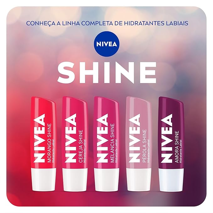 NIVEA Cherry Shine Lip Moisturizer Deep