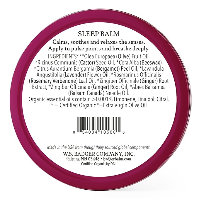 Badger - Sleep Balm, Lavender &