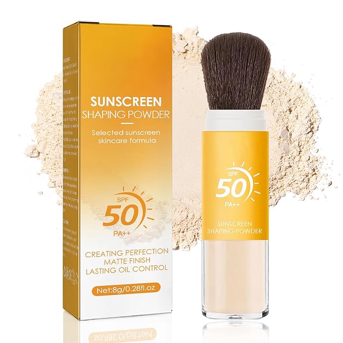 Mineral Sunscreen Setting Powder, Mineral Brush Powder, SPF All Skin