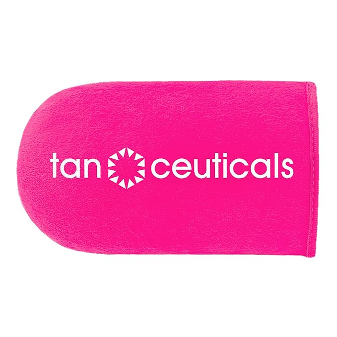 Tanceuticals Self Tanning Mitt - Essential For An Even, Streak-Free Tan - Protects Hands and Palms - For Use With Tanceuticals Award-Winning Self Tanners - Washable Applicator Mitt