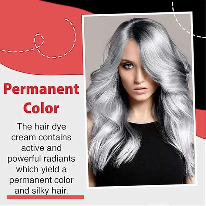 Silver Gray Hair Dye, Silver