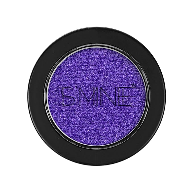 IS'MINE Single Purple Shimmer Eyeshadow Powder Palette High Pigment, Longwear, Intense Color Best Purple Violet Eyeshadow