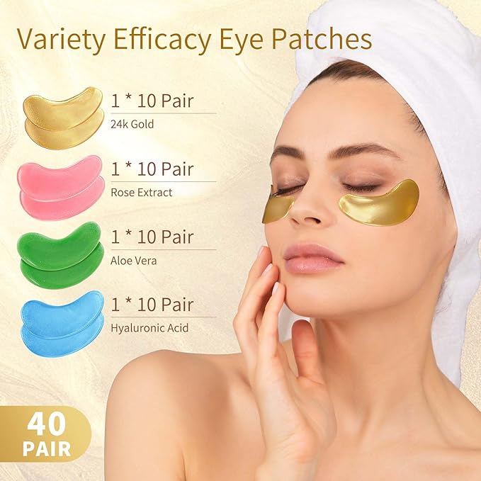 Under eye patches, 40 pairs