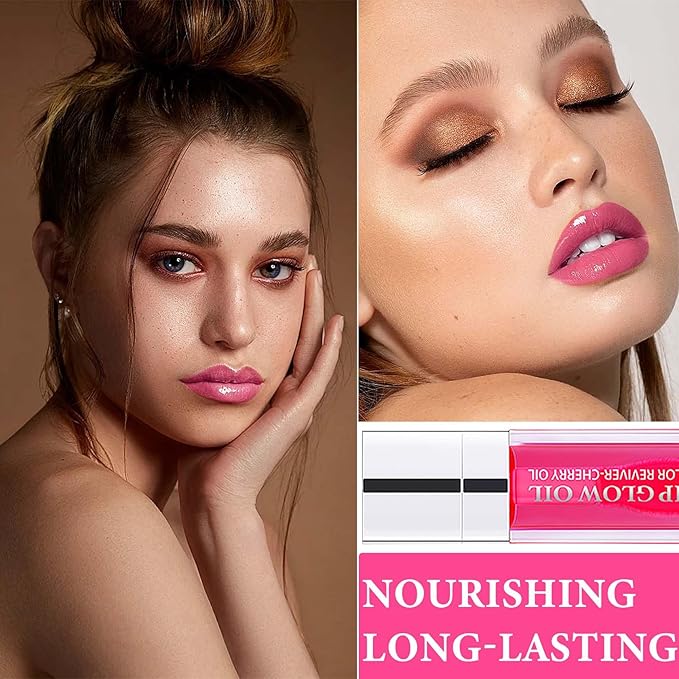 Plumping Lip Oil,Hydrating Lip Glow Oil