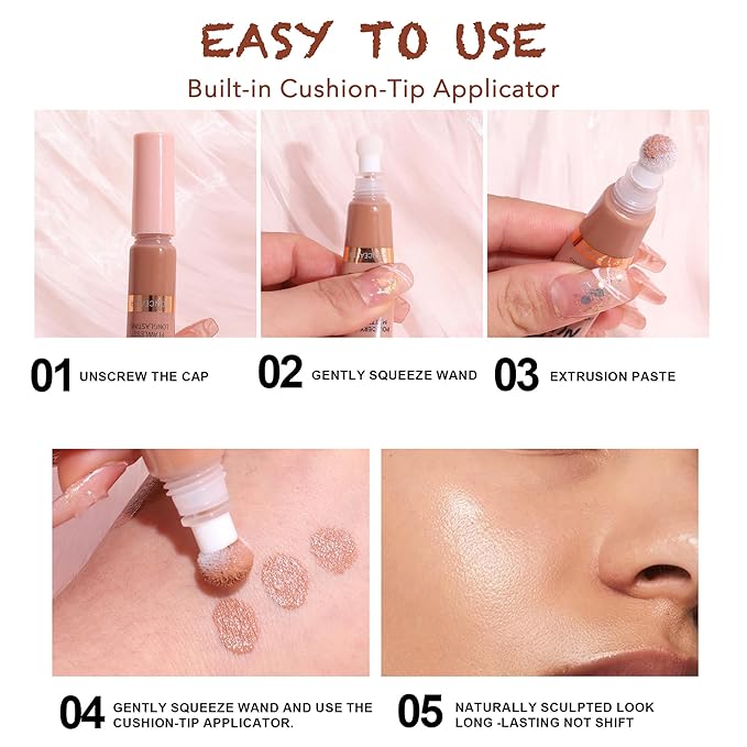 Sunnyvale Contour Stick With Cushion Applicator, Liquid Contour & Cruelty-free