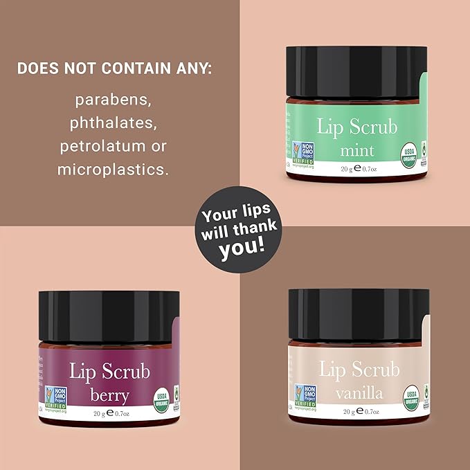 Organic Lip Scrub Vanilla - Lip